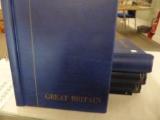 GREAT BRITAIN 1972-2004 GUTTER PAIR COLLECTION COMPLETE, MNH 4 Ka-Be albums with specialist leaves