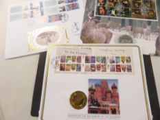 GREAT BRITAIN NUMISMATIC (PNC) COVERS & SIGNED CYCLING COVER - ROSS EDGAR Pair of PNC covers from