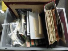 WORLDWIDE, WORLD STAMP COLLECTIONS IN ALBUMS, CARDS AND LOOSE Eclectic world mix with several albums