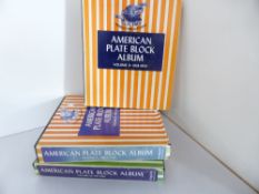 USA 1937-71 PLATE BLOCK COLLECTION IN 3 MINKUS ALBUMS MUCH COMPLETE 3 Minkus albums, with very