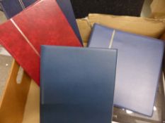 STAMP ACCESSORIES - EMPTY STOCKBOOKS & ALBUMS x 4 4 empty (may be odd remnants) albums and