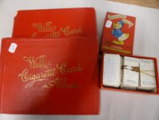 CIGARETTE CARDS; VARIOUS PUBLISHERS WILLS, GALLAHER, PLAYERS IN SETS/PART SETS Two albums and old