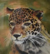 Artist unknown, two 20th century mixed medias (watercolour and coloured chalks) study of a Tawny owl