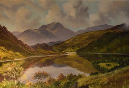 *Local Interest* T R Sanderson (British 20th century) oil on board, depicting an autumnal British