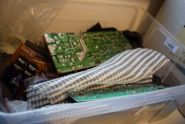 A selection of amplifier parts