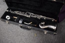 A Selmer ALTO clarinet in Selmer company case, serial number 28374