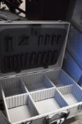 An aluminium multi use tool case