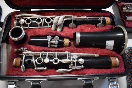 A Corton (Czech made) clarinet, in fitted case