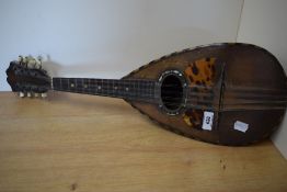 A traditional Neapolitan bowl back mandolin