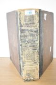 Of local interest, a late 19th-century leather and cloth bound History and Topography of