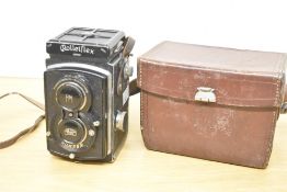 Rolleiflex Twin Lens Reflex medium format camera. An 'Old Standard' version of this camera