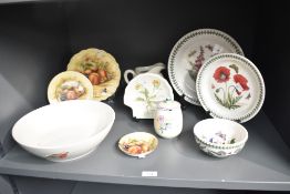 A selection of 20th-century pottery and china tableware, to include a quantity of Portmeirion