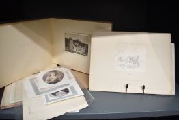 A collection of late 19th century prints, to include a selection of A.Hendschel's Skizzenbuchs