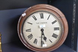 Of local interest, a mid to late 19th-century Thomas and Edmund Rhodes of Kendal mahogany cased wall