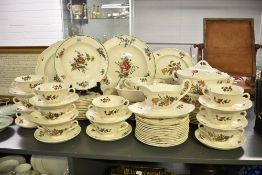 A large quantity of 20th-century Wedgwood and Villeroy and Boch tableware, featuring 'Queens