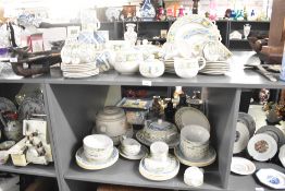 An extensive selection of Expressions Fine China (Royal Doulton) Tavernia pattern tea and dinner