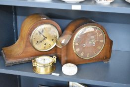 Two 20th-century clocks, to include, a Smiths Enfield Art-Deco style wooden mantle clock; sold