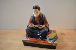 A Reg Johnson (Formerly of Royal Doulton) studio pottery figure 'Tunisian Scholar of Law' figure