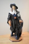 A large Royal Doulton bone china figure of King Charles, model number HN 2084 with date stamp 27.4.