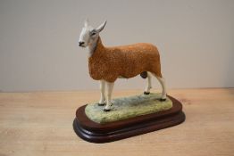 A Border Fine Arts limited edition study 'Blue-Faced Leicester Tup' model number B0149, designed