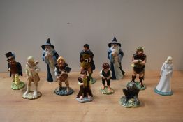 A group of eleven Royal Doulton bone china Lord of the Rings Middle Earth characters comprising '