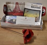 Remembrance Ceramic Poppy by renowned artist Paul Cummins MBE from Chesterfield, Derbyshire and