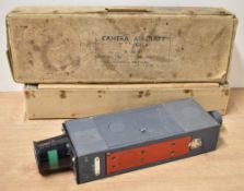 WW2 RAF G45B short lens aircraft camera, similar to that fitted as standard on Spitfires and