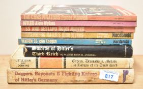 German Militaria Reference books comprising 'Swords of Hitler's Third Reich' by Major John R.