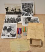 WW2 Defence and War Medals with original ribbons, in Registrar General of Shipping and Seamen,