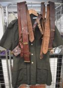 British Army Light Infantry olive green 'bush jacket/shirt' dating from 1960/70s, having