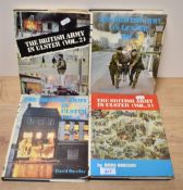 The British Army In Ulster by David Barzilay, complete in four hardback volumes, with original