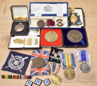 EII For Exemplary Police Service medal correctly impressed SERGT. CHARLES A. POTTER with ribbon