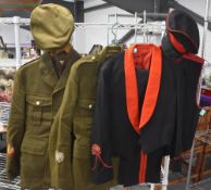 British Army uniforms, once the property of 23507736 WO1 (RSM) James Walker Newsham, Royal Army