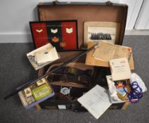 British Army military archive of items, once the property of 23507736 WO1 (RSM) James Walker