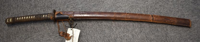 WW2 Japanese Officer's Katana sword, made for an army officer in Showa era, during or before World