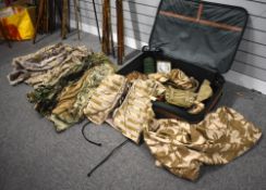 Military camouflage windproof combat smock MTP height 180 chest 96, with three other lightweight