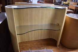 A modern design, Tom Schneider, swirl console table, in natural finish, width approx. 93cm