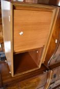 A vintage record cabinet base unit , sliding doors currently stuck, width approx. 76cm