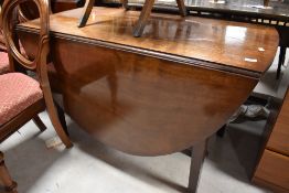 A 19th Century mahogany dining table, stamped to edge Gillows of Lancaster