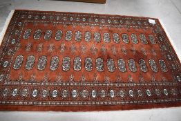 A Bokhara style fireside rug, approx. 150 x 97cm