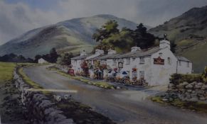 *Local Interest* After Judy Boyes (British 1943) Lithograph 'Fell Walking from the Travellers