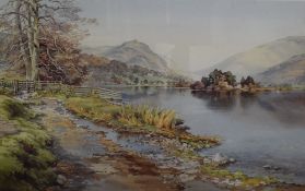 *Local Interest* After Judy Boyes (British 1943) Lithograph 'Lakeside Gate, Grasmere' looking