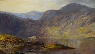 Local interest* William Harold Cubley (British 1816-1896) oil on board 'Easdale Tarn' signed lower