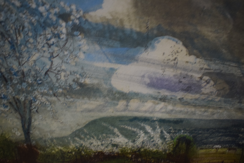 *Local Interest* After Piers Browne (British 1942 - 2024) Colourised Etching 'April Showers over - Image 5 of 6