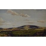 Attributed to Sam McClarnon (Irish 1923-2013) watercolour 'Peat Bogs Near Larne (County Antrim)'