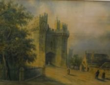Local interest* a late 19th/early 20th century English school watercolour, Gates of Lancaster