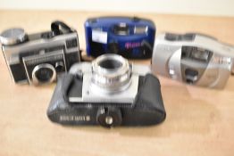 Canon Sureshot AF-7s 35mm compact camera. Sold alongside a Kodak Instamatic 414, a Halina Vision