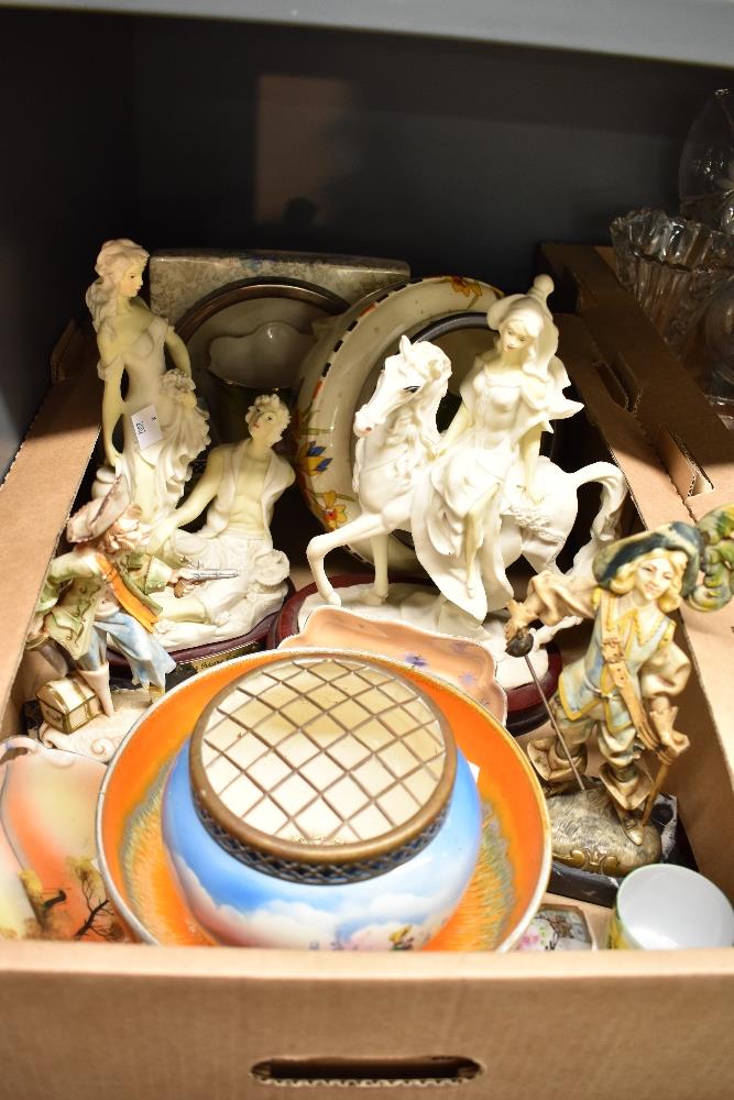 A Burslem Coronet ware bowl and similar, a Newhall English Garden rose bowl, a Shelley Dripware