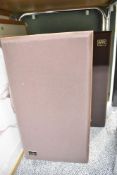 A pair of HFS floor standing speakers.
