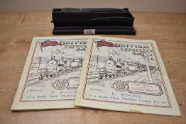 Two vintage copies of British Expresses 1898-Xmas Number of the 'locomotive Magazine' sold along